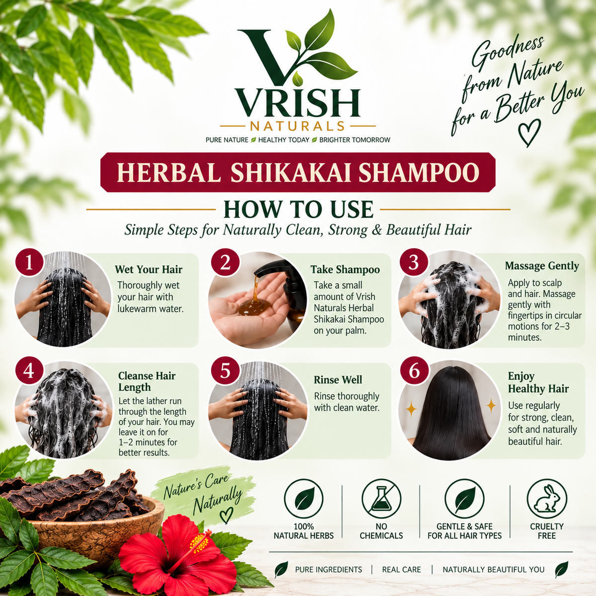 Herbal Shikakai Shampoo