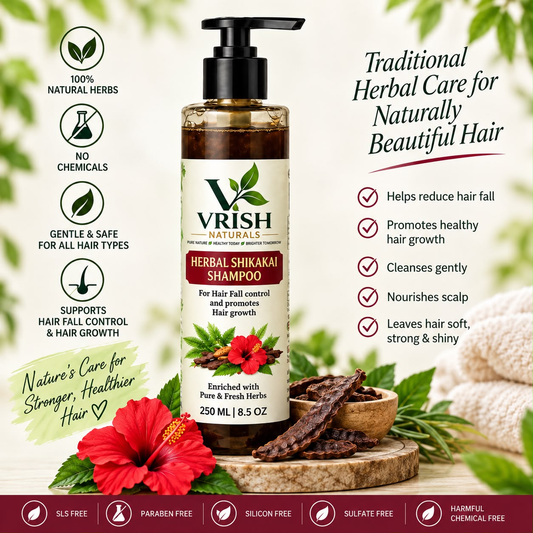 Herbal Shikakai Shampoo - natural shampoo for hair growth