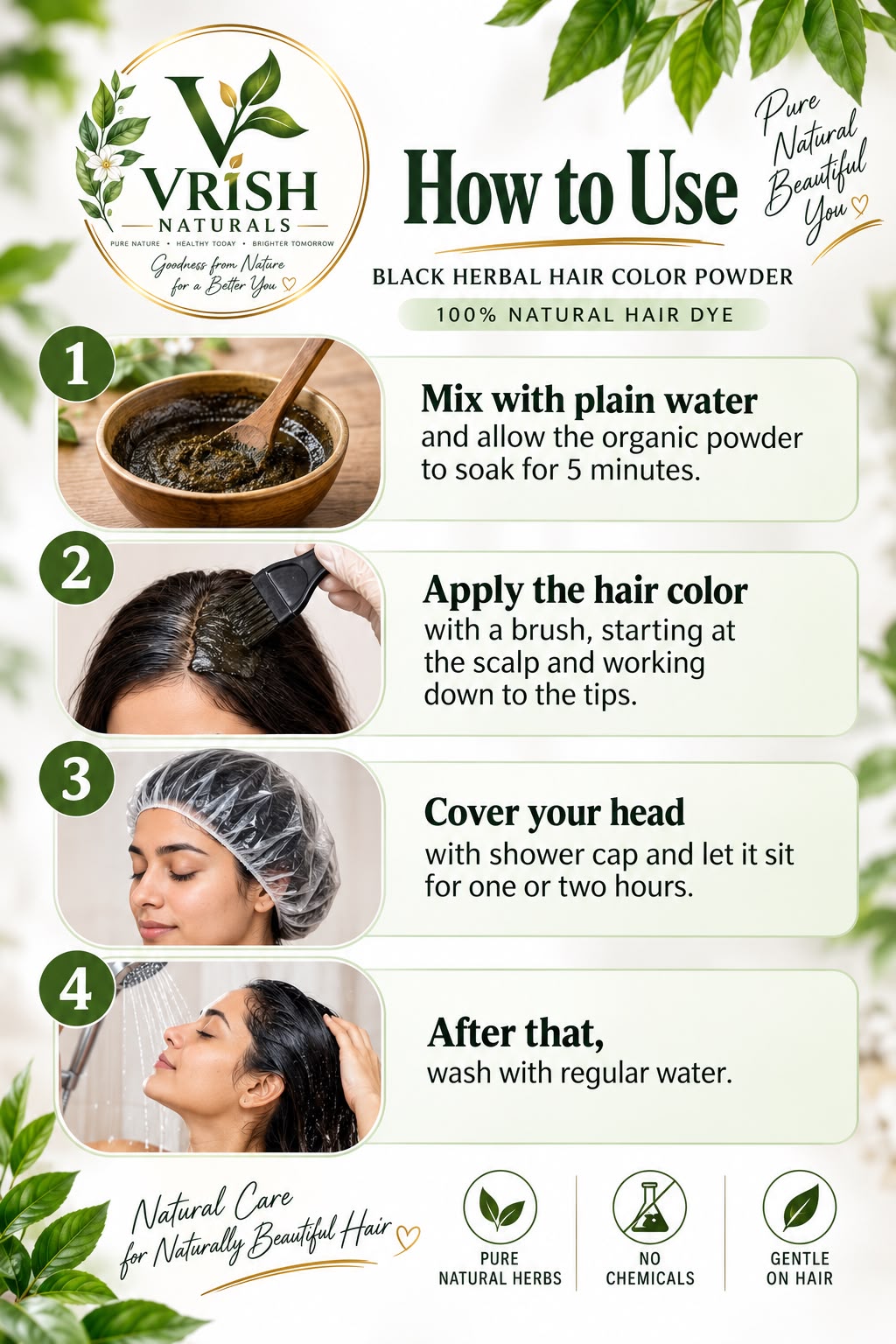 Herbal Hair Color -Black