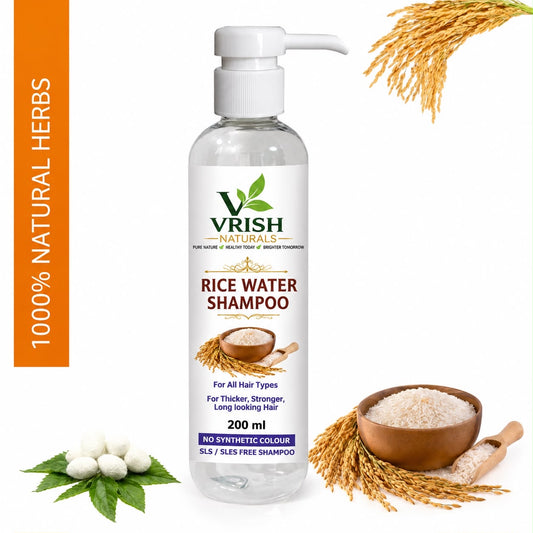 Rice water shampoo