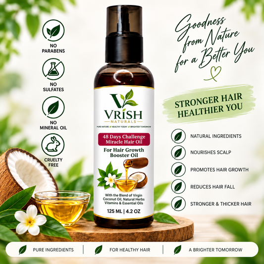48 days miracle  Hair Oil with Hair growth Pack
